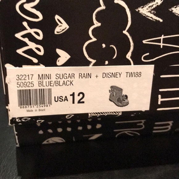 NWT Mini Melissa Disney Minnie Mickey Rain Boots - Picture 2 of 6